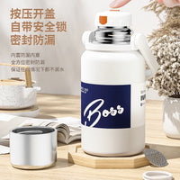 316 Stainless Steel Insulated Water Bottle with Handle, Large Capacity Portable Flask for Outdoor Sports and Hiking