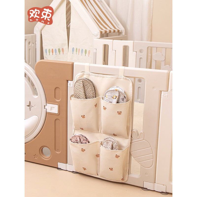 Baby Playpen Storage Bag Multi-functional Organizer for Toys, Slippers, and Books