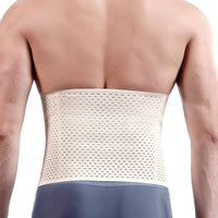 Men's Breathable Waist Trainer Abdominal Binder for Posture Support and Workout