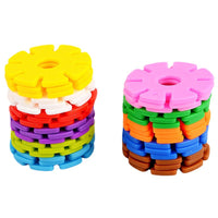 Thick Snowflake Interlocking Building Blocks for Kids, Educational Construction Toy