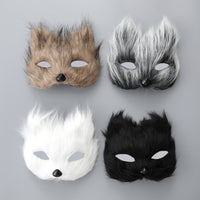 Halloween Fox Tail, Cat Ears, Mask & Paw Set for Cosplay Parties