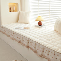 Crystal Velvet Bay Window Cushion Thickened Non-Slip Machine Washable Tatami Balcony Mat