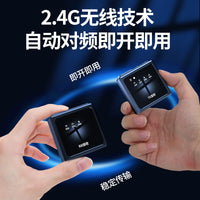 Wireless Lavalier Microphone for Live Streaming and Recording, Compatible with iPhone and Type-C Devices