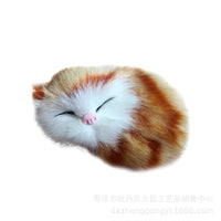 Mini Realistic Kitten Figurine Toy - 3 Colors Available