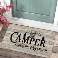 American Style Outdoor Portable Camping Doormat Entrance Dirt-Resistant Wear-Resistant Floor Mat