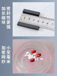 Magnetic Screen Door with Magic Tape for Summer, Anti-Mosquito Net Curtain, Punch-Free Installation