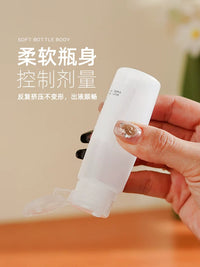 Portable Travel Bottles for Shampoo, Lotion, and Toiletries - Squeezable Soft Tubes