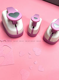 Heart Shape Paper Punch Set for DIY Crafts, Card Making, and Decorations