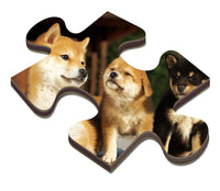 Cute Shiba Inu Dog Wooden Jigsaw Puzzle for Adults and Kids, 1000 Pieces, Stress Relief Educational Toy