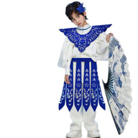 New Chinese Style Intangible Cultural Heritage Paper-Cut Cloud Shoulder Headpiece for Kids' Photoshoots and Stage Performances