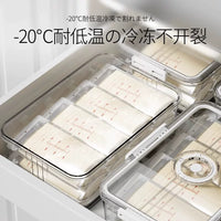 Japanese Antibacterial Breast Milk Storage Box for Refrigerator Freezer, Food-Grade Sealed Container