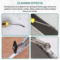 8-Piece Grout Removal and Cleaning Tool Kit for Tile Floors