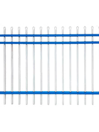 Outdoor Powder-Coated Steel Fence Panel for Garden Yard Villa Decoration