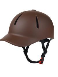 Integrated Sun Protection Cycling Helmet with Foldable Brim for Skateboarding and E-Bikes