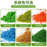 Model Scenery DIY Building Material Simulation Grass Powder and Stones for Micro Landscape