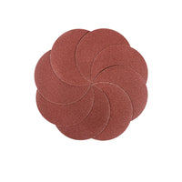 6-inch 150mm Red Flocking Sanding Discs with 6/17 Holes for Polishing