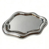 Cloud-Shaped Plastic Jewelry and Perfume Display Tray