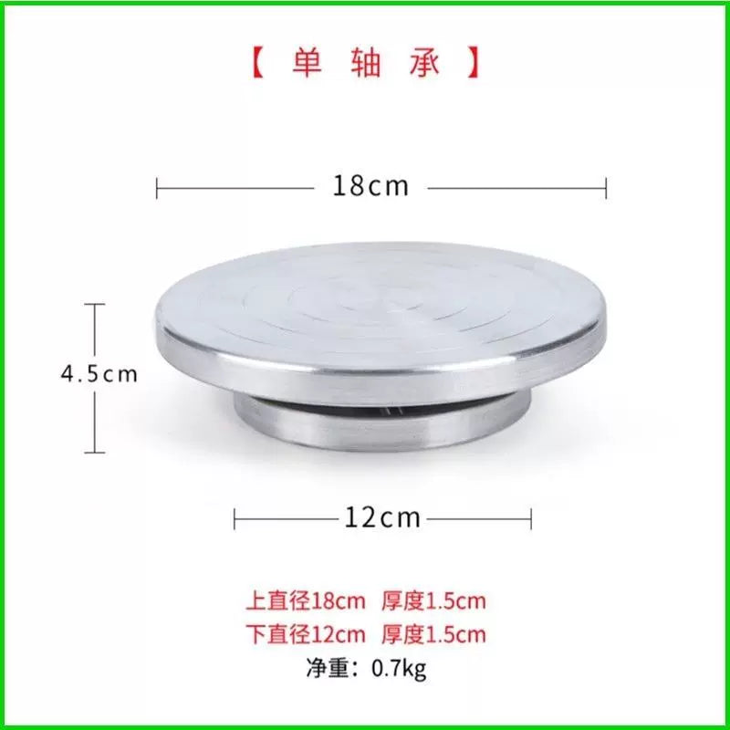 Manual Rotating Turntable for Pottery, Sculpture, Cake Decorating, and Bonsai Trimming