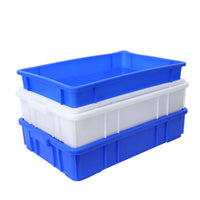 Thickened Plastic Rectangular Storage Tray for Hardware Tools and Parts, Shallow Breeding Container
