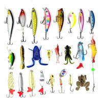 24-Piece Lure Fishing Tackle Blind Box Set Christmas Advent Calendar New Year Gift