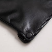 Men's Lambskin Touchscreen Gloves, Thin Fleece Lined, Warm for Winter Driving & Cycling