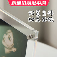 Magnetic Acrylic Photo Frame for Desktop Display, Clear Picture Holder for Photos and Certificates