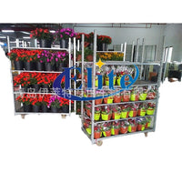 Mobile Detachable Dutch Flower Display Cart for Garden Tools