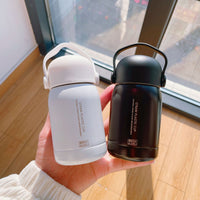 Mini Portable 304 Stainless Steel Vacuum Insulated Water Bottle with Tea Infuser, 150ml