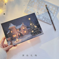 Christmas Luminous Recording Greeting Card with Magic Wand for Couples
