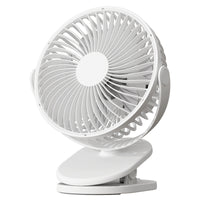 Mini USB Rechargeable Clip-on Desk Fan for Home Office Dormitory, 6-inch Portable Fan