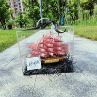 DIY Sailboat Acrylic Flower Box Kit for Christmas Valentine's Day Birthday