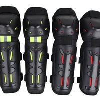 Motorcycle Off-Road Mountain Bike Reflective Knee and Elbow Pads Set