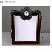 Solid Wood Photo Frame for Portraits, 12-16 Inch, with Mat Board