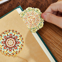 Dunhuang Style Metal Bookmark with Traditional Chinese Design, Nine-Colored Deer Flying Apsaras Creative Souvenir