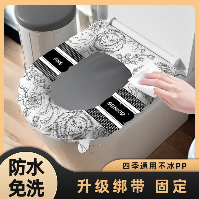 Toilet Seat Cushion, All Seasons Universal, Washable, Waterproof, Soft Toilet Seat Cover Pad for Bathroom