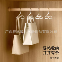 Multi-functional Closet Handbag Hanger Hook for Hats, Ties, and Bags - Stackable Design
