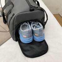 Large Capacity Wet Dry Separation Gym Bag Travel Duffel Yoga Handbag