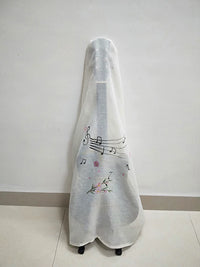 Hand-Painted Chinese Style Instrument Dust Cover for Pipa, Guitar, Cello