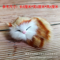 Mini Realistic Kitten Figurine Toy - 3 Colors Available