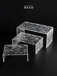 Acrylic Display Riser Stand for Jewelry, Shoes, and Bags