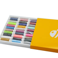 50-Color Sewing Thread Set for Hand & Machine Use