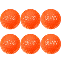 Colorful Golf Practice Balls 42mm Diameter - 6 Pack
