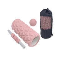 33cm Yoga Column Massage Stick Set Pilates Foam Roller Fascia Ball Four-in-One Massage Roller Yoga Supplies