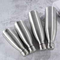 Stainless Steel Single Wall Sports Water Bottle for Outdoor Cycling and Cold Beverages