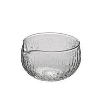 Japanese Matcha Bowl with Spout - Glass Tea Bowl for Whisking Matcha