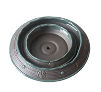 Ceramic Ge Kiln Chinese Zen Style Flower Pot for Bamboo & Succulents