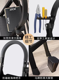 Folding Telescopic Ladder for Home and Engineering Use, Multi-functional Thickened Indoor A-Frame Portable Stair Ladder