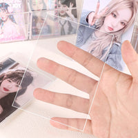 20 Mil Thick Clear CPP Postcard Photo Sleeves Self-Adhesive Bags for Collectibles