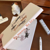 Cute Cat A5 Notebook Blank Pages for Drawing and Journaling