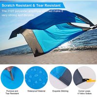 Outdoor Waterproof Foldable Beach Picnic Mat with Stakes